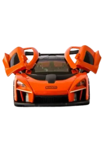 Zenvo Orange Die Cast Car With Wing Doors