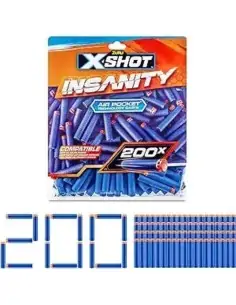 Zuru X Shot Insanity 200 Pc Refill 36624 Soft Bullets
