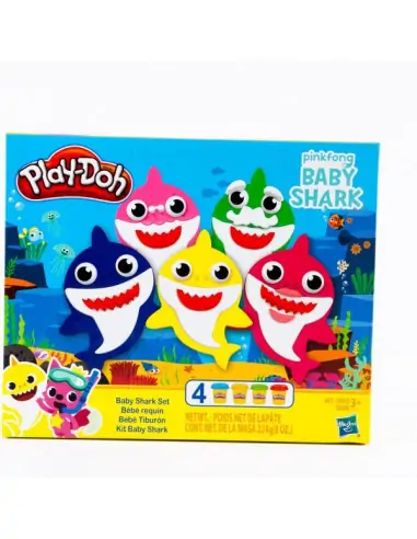 Play Doh Baby Shark- Modelling Clay 12 Can Pack