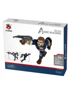 Atomic Building Blocks Captain America