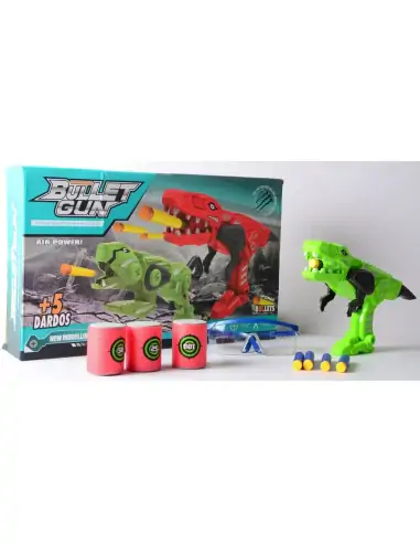 Dinosaur Foam Dart Green Gun For Kids