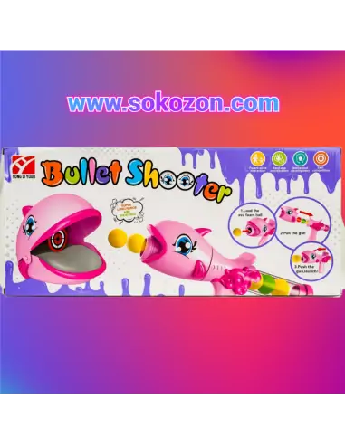 Foam Bullet Shooter In FIsh Design For Kids