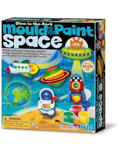 4M Mould Paint Glow Space 03546 Educational