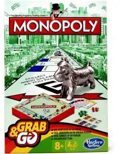 Hasbro Monopoly Grab N Go Game Family Fun