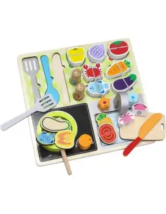 Wooden Kitchen Cooking Puzzle