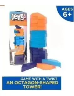 Jenga Octagon Stacking Game For Family Fun