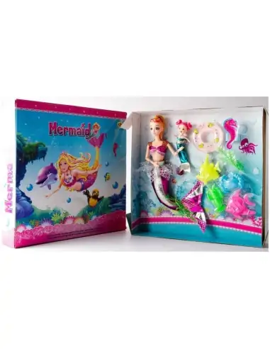 Mermaid Toys Set For Kids Playtime