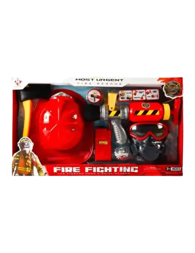 Fire Fighting Rescue Kit Kids Learning Playset