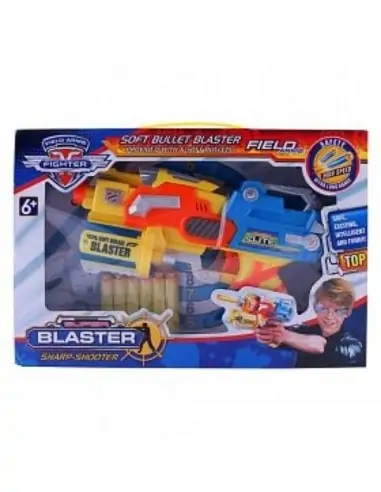 Yellow Soft Bullet Blaster Toy Gun