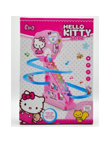 Hello Kitty Steps and Slide - 3 Kittys Race Each Other
