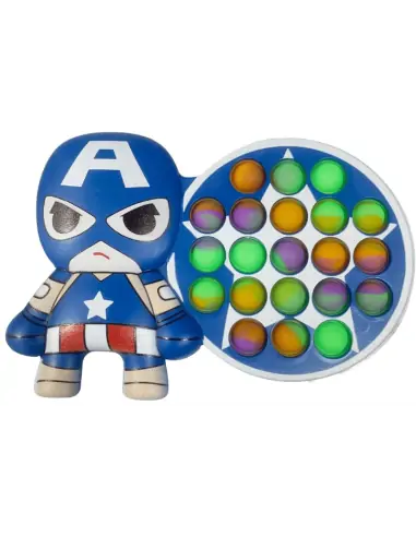 Eases Stress With The Help Of Captain America Pop-It.