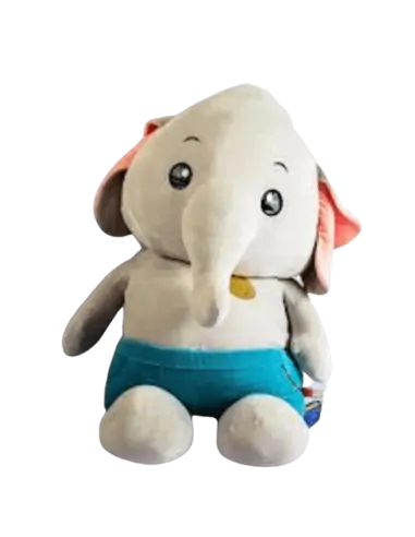 Soft And Cuddly 80cm Stuffed Elephant Toy